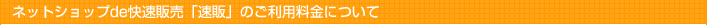 �l�b�g�V���b�v de �����̔� �u���́v�̂����p�����ɂ���